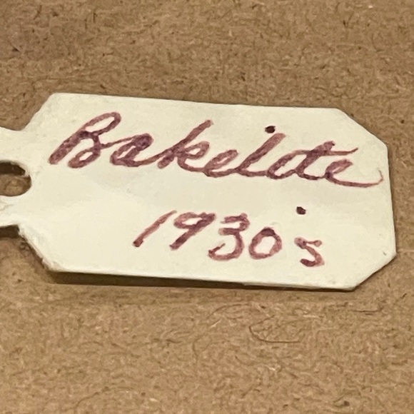 Vintage Brown/grey Bakelite buttons - Qty 4 - Picture 6 of 6